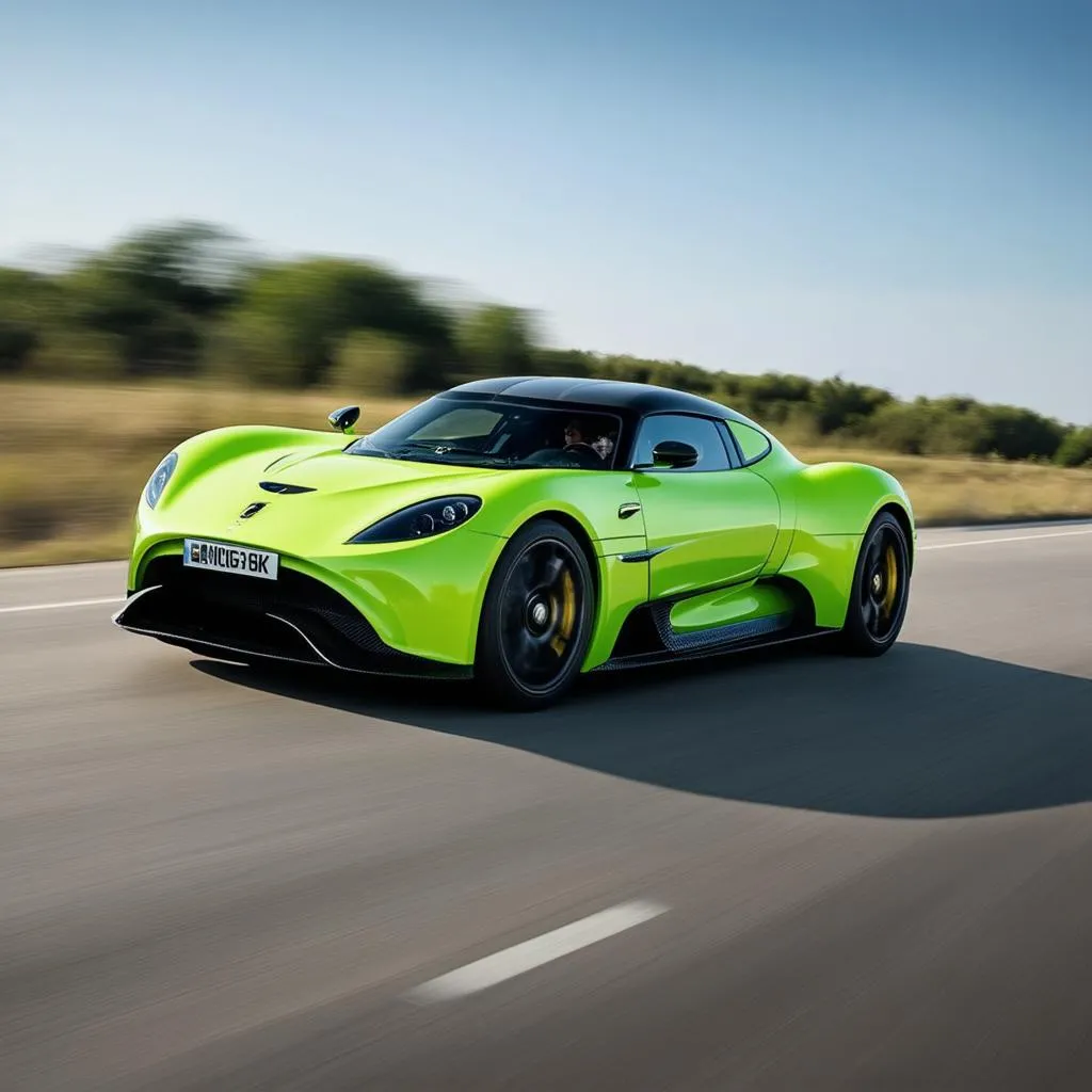 Koenigsegg Jesko on the road