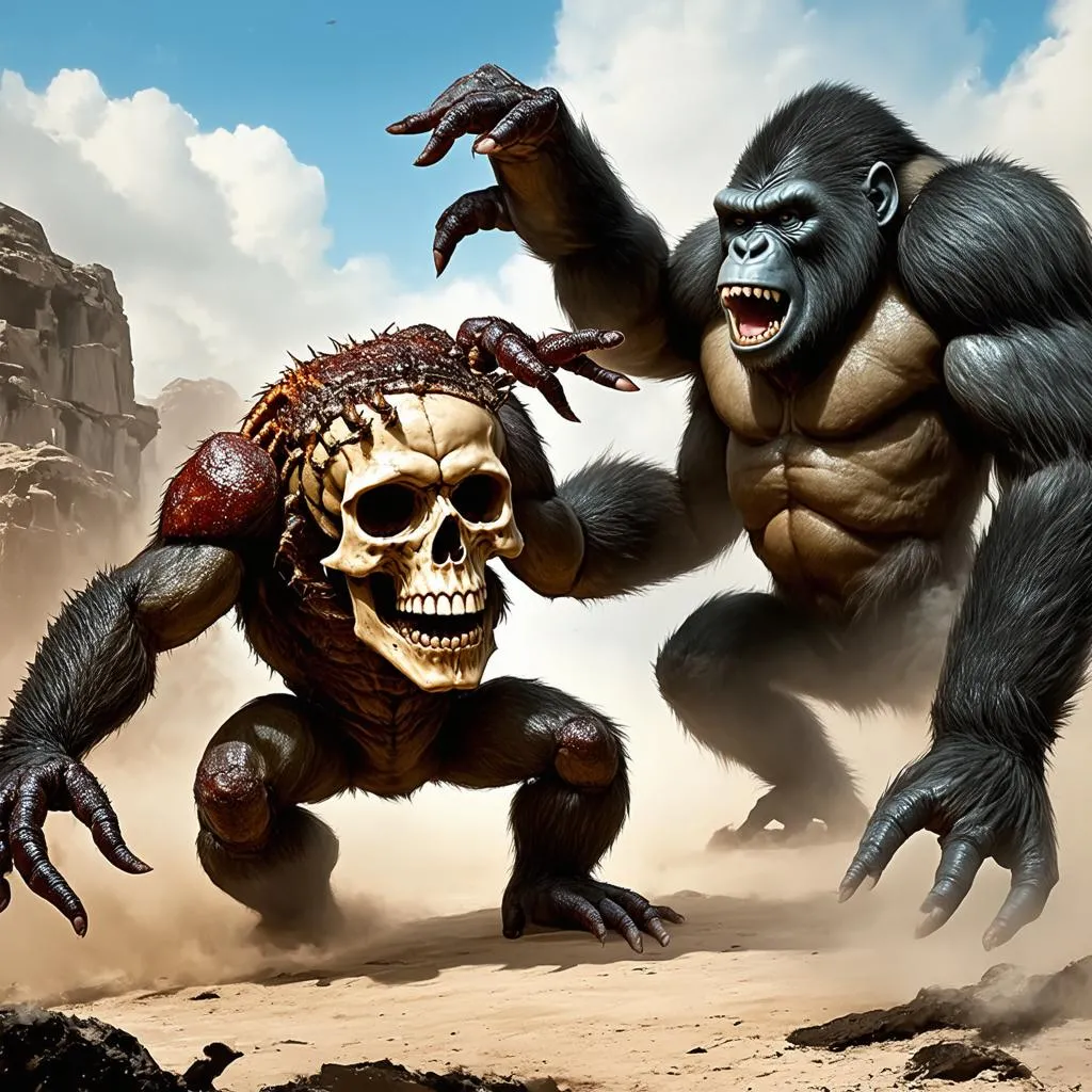 Kong vs Skullcrawler