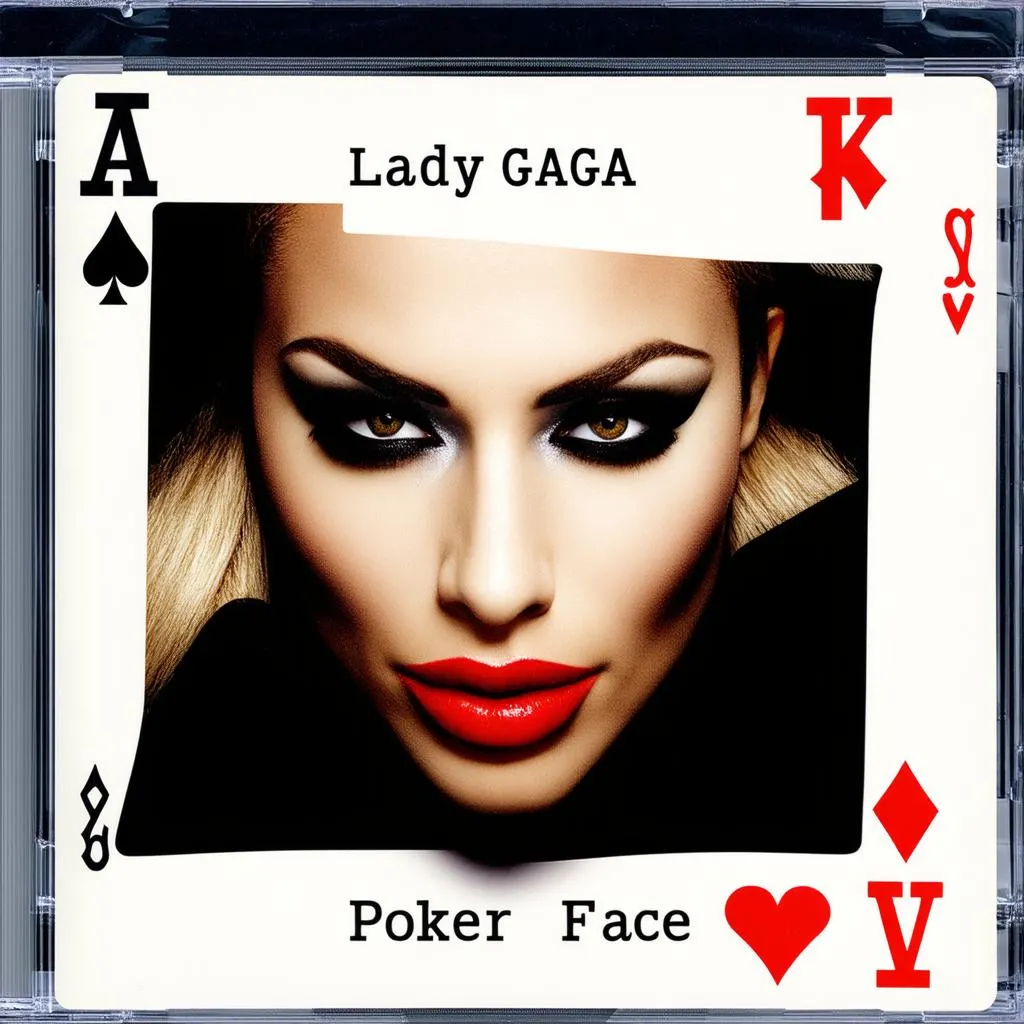 Bìa album Poker Face của Lady Gaga