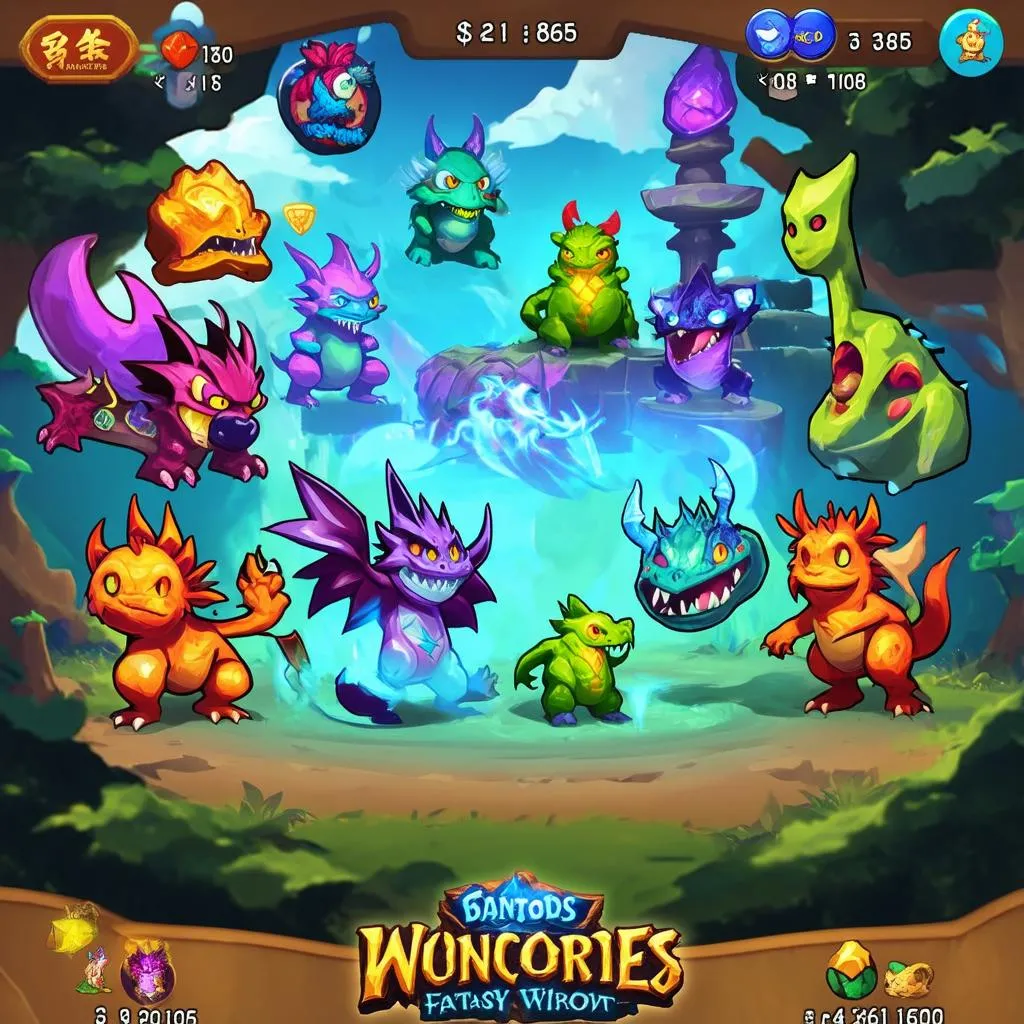 Giao diện game Làng Quái Thú Mobile