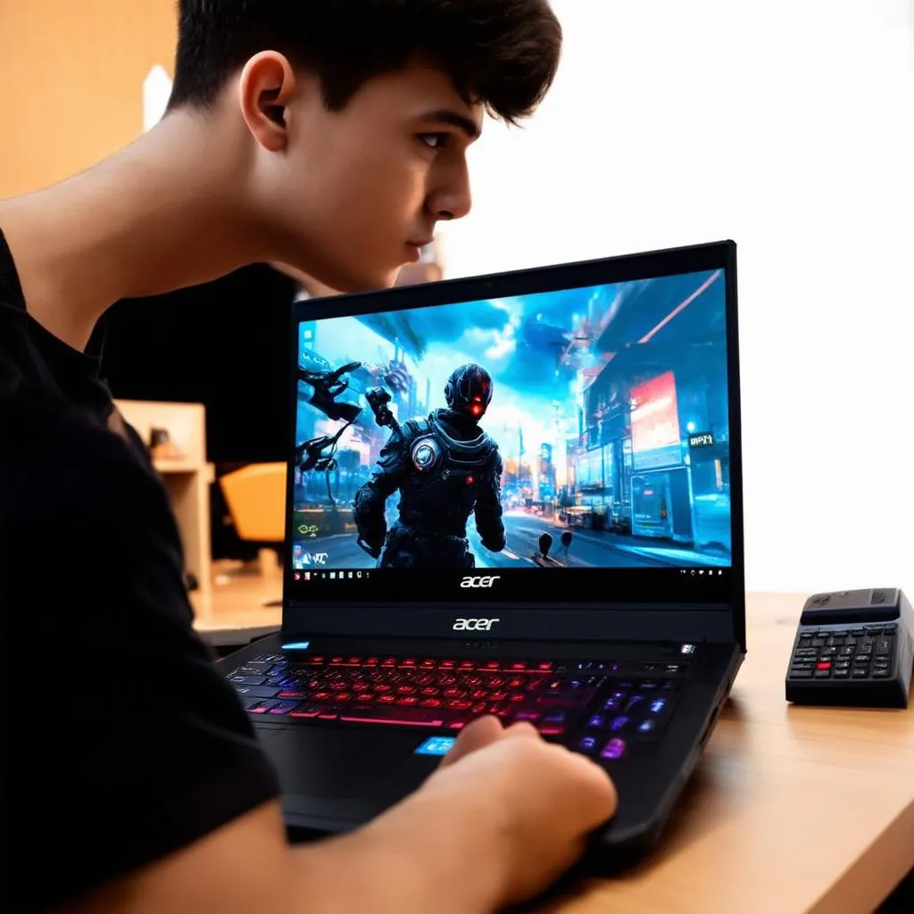 Laptop gaming Acer Nitro 5 màn hình rộng