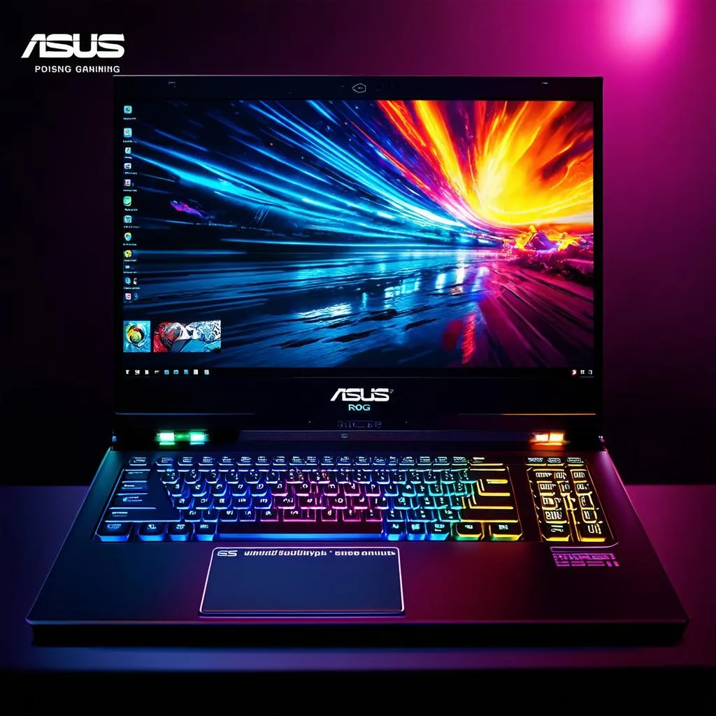 Laptop gaming Asus ROG mạnh mẽ