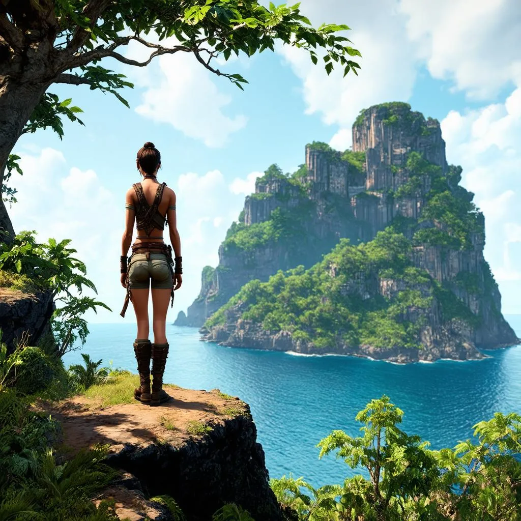 Lara Croft trên đảo bí ẩn