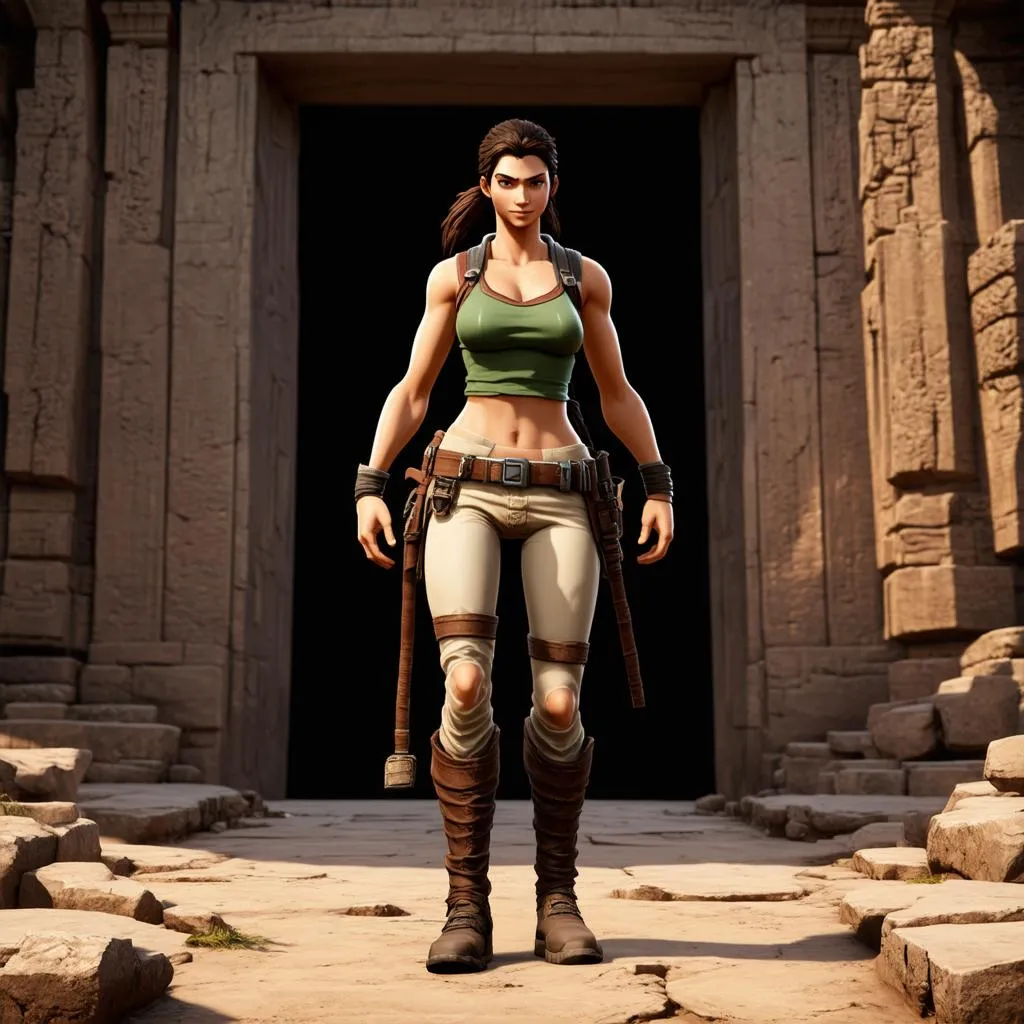 Lara Croft trong Tomb Raider 2