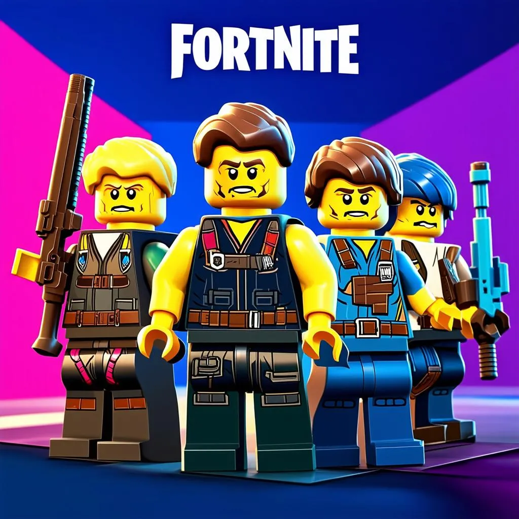 Lego Fortnite characters