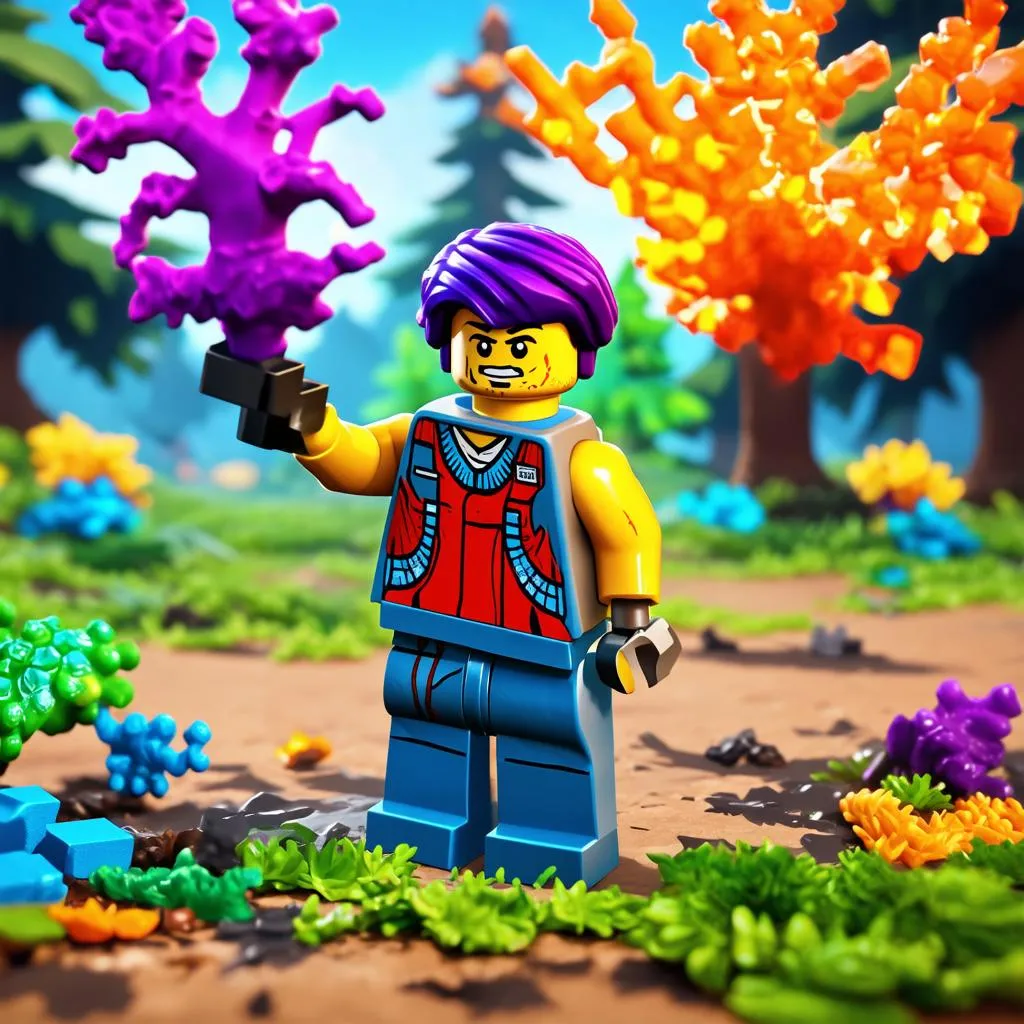 Game thủ Lego Fortnite tìm kiếm Knotroot