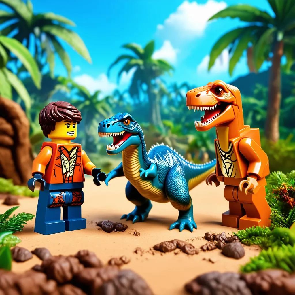 lego jurassic world characters