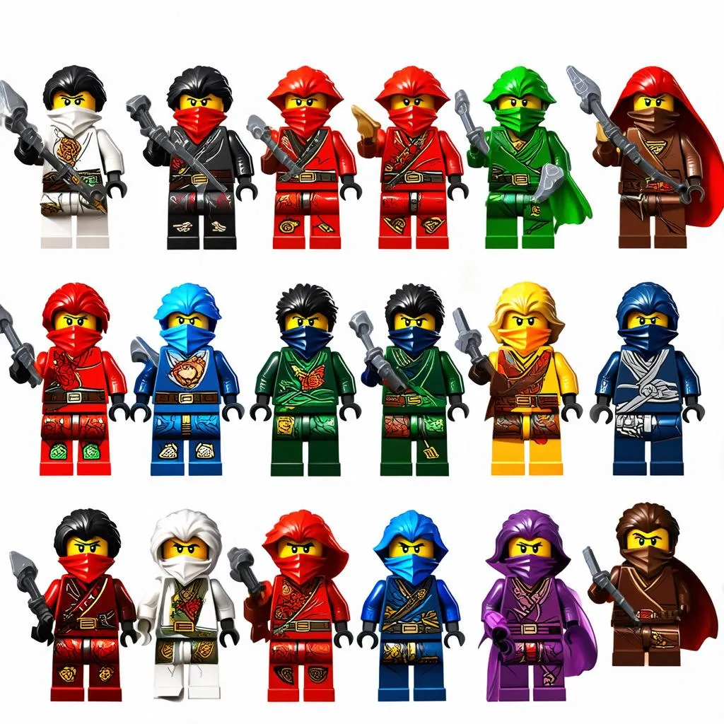 Các nhân vật trong Lego Ninjago