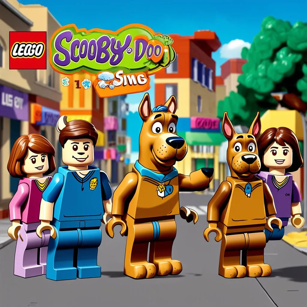 Hình ảnh về Scooby Doo và những người bạn trong game Lego Scooby-Doo