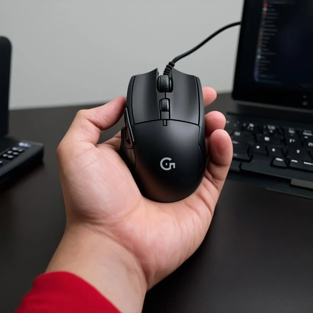 Logitech G604 trên tay người dùng