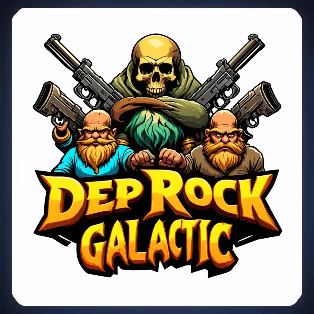 Logo của tựa game Deep Rock Galactic