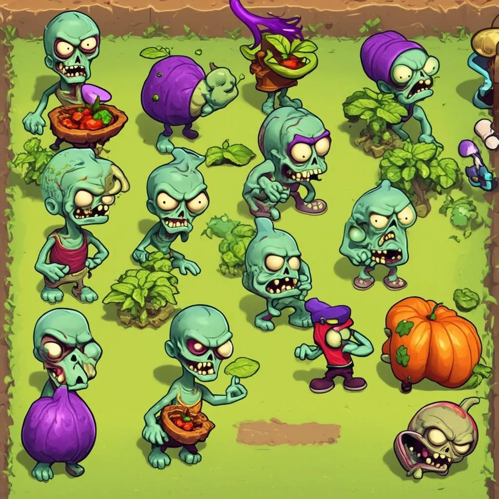 Lũ zombie trong Plants vs Zombies 2