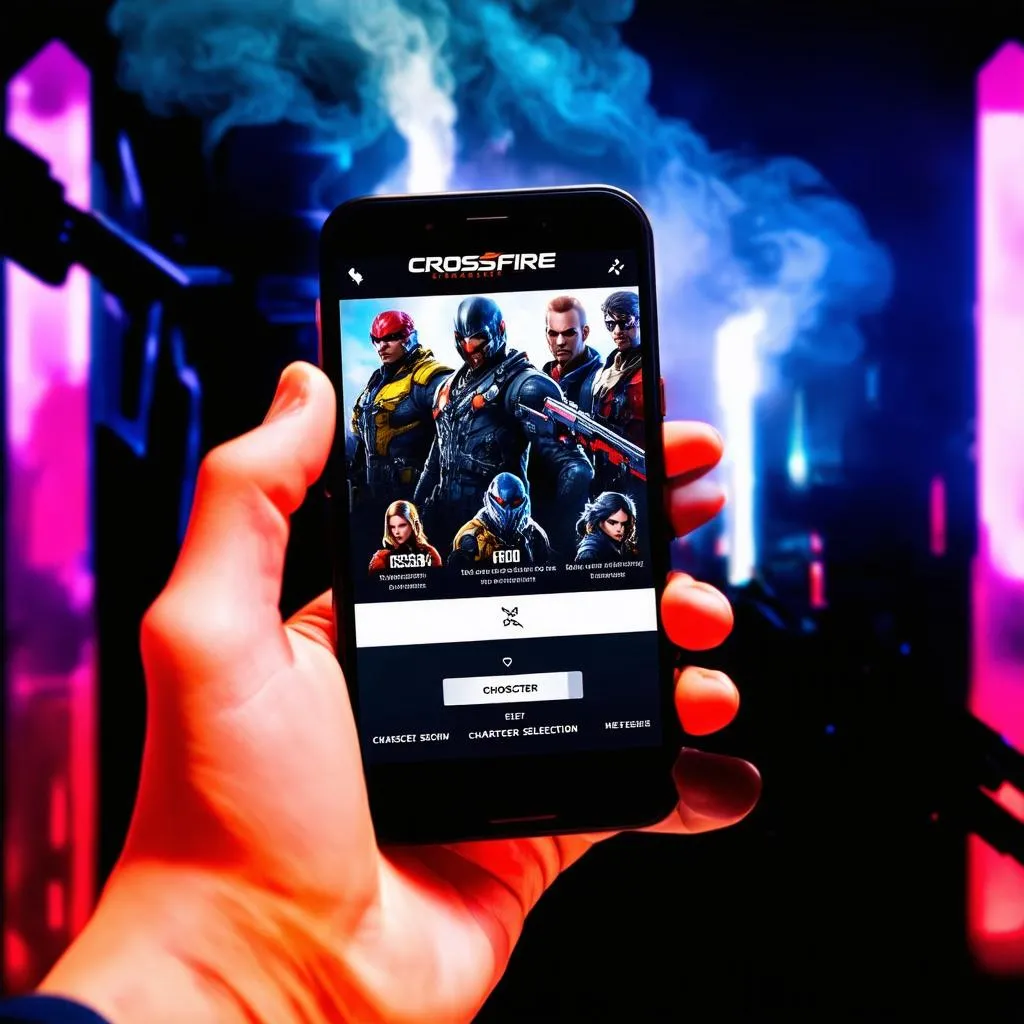 character selection in crossfire mobile