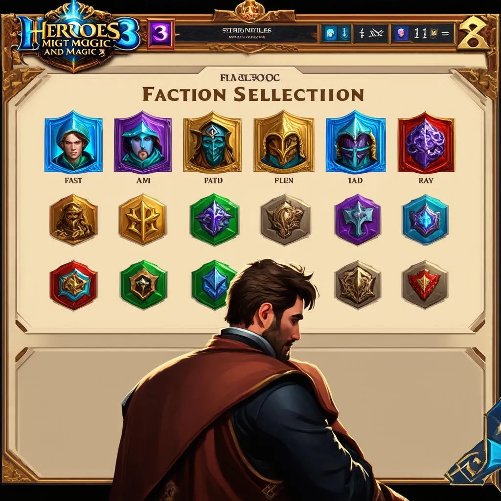 Heroes 3 Faction Selection