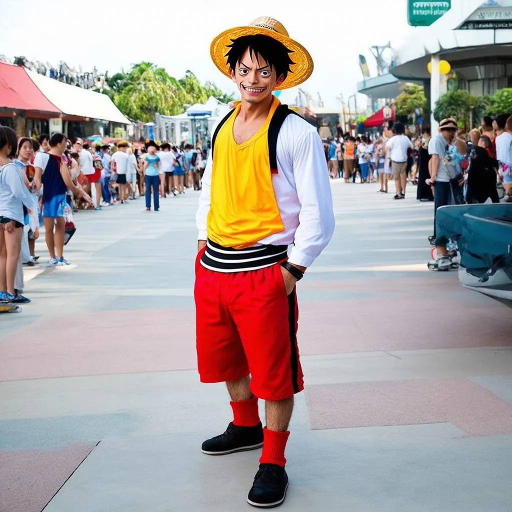 Luffy Cosplay Hoàn Hảo