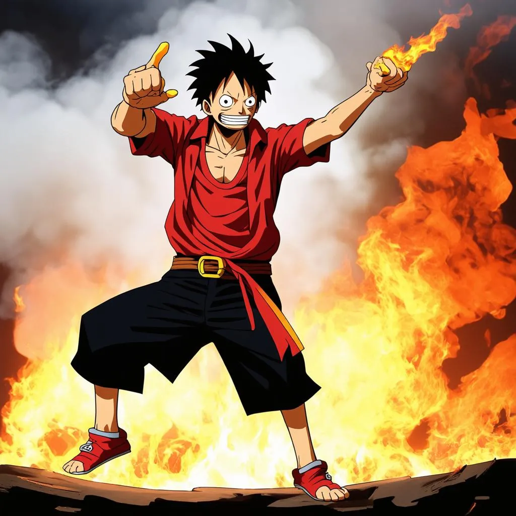 Luffy trong One Piece Fighting Path