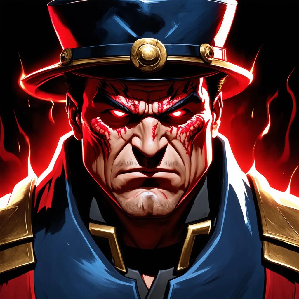 M. Bison trong game Street Fighter