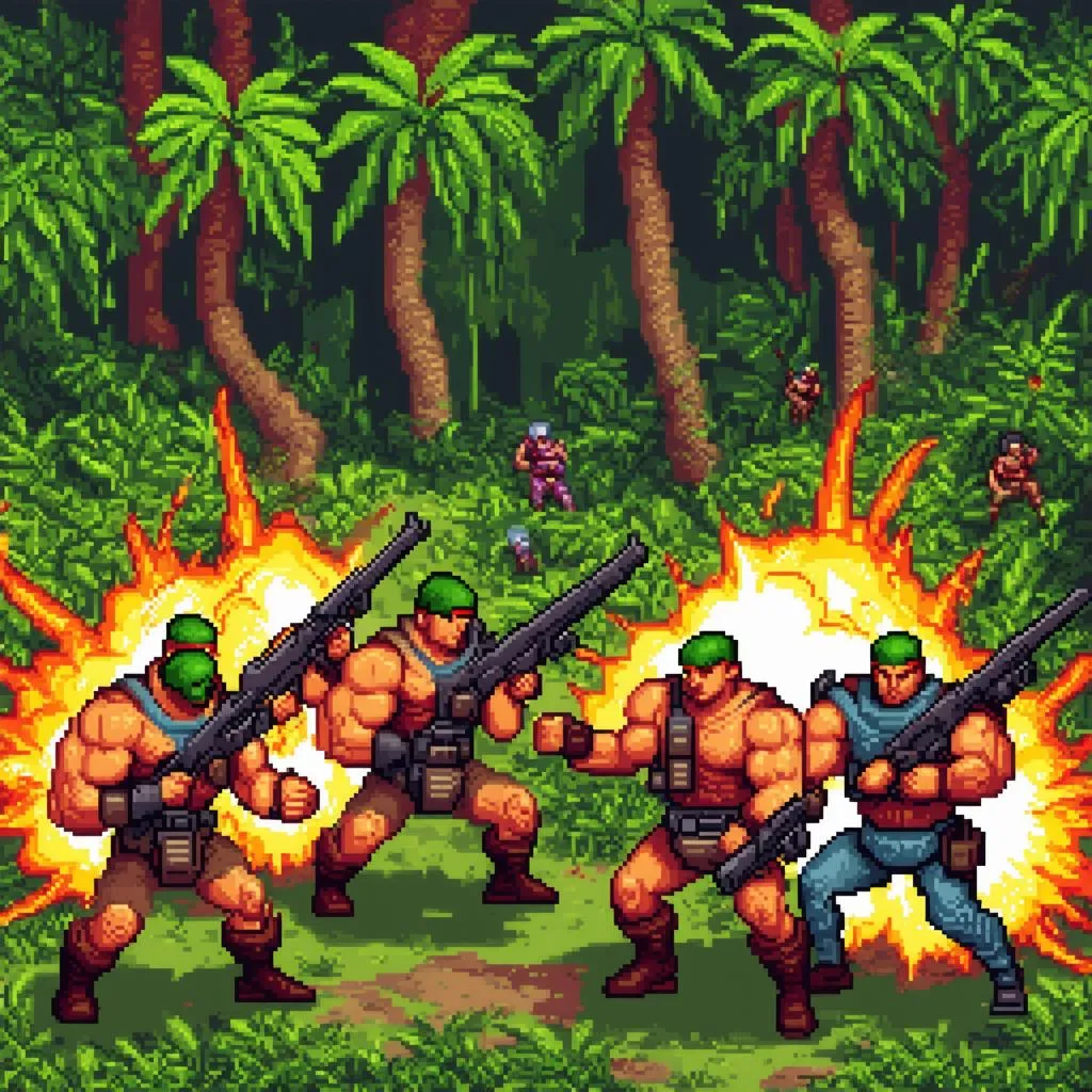 Co-op Gameplay in Broforce