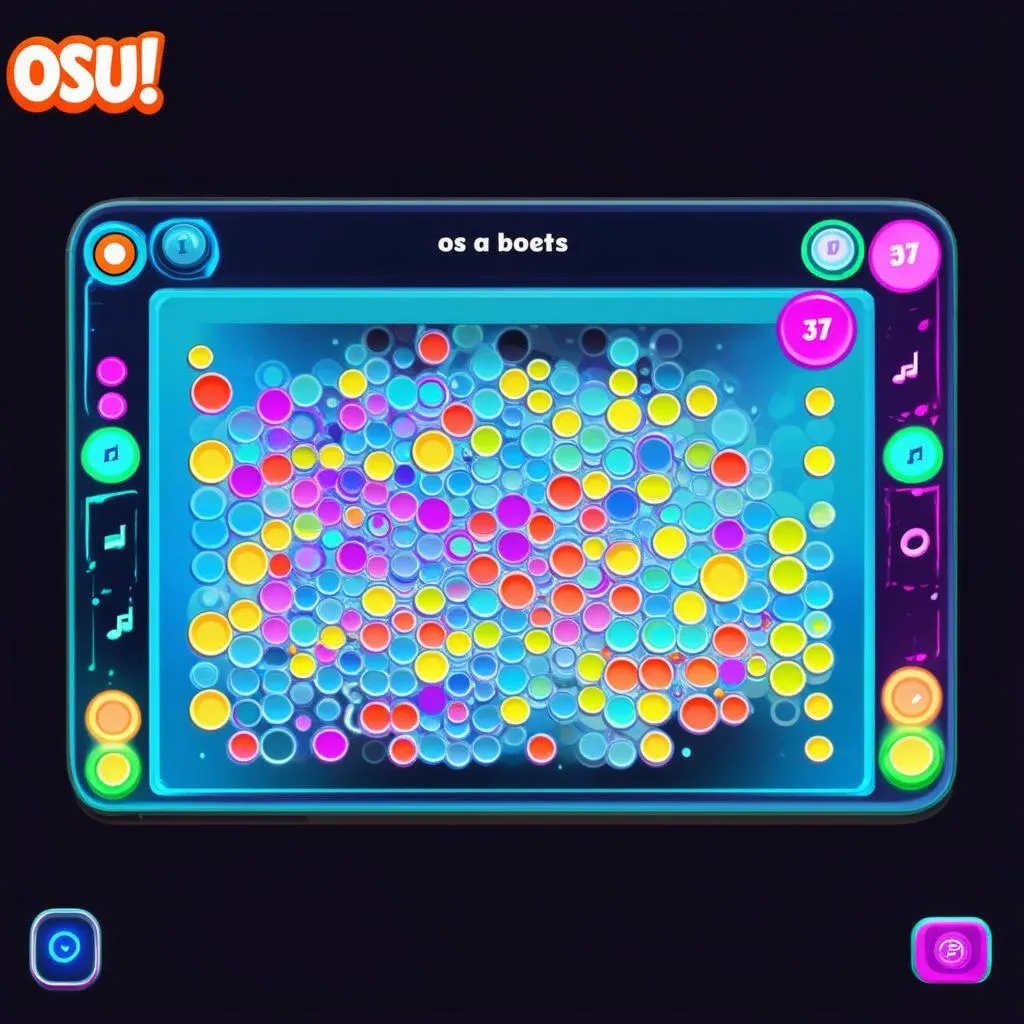 màn hình osu game