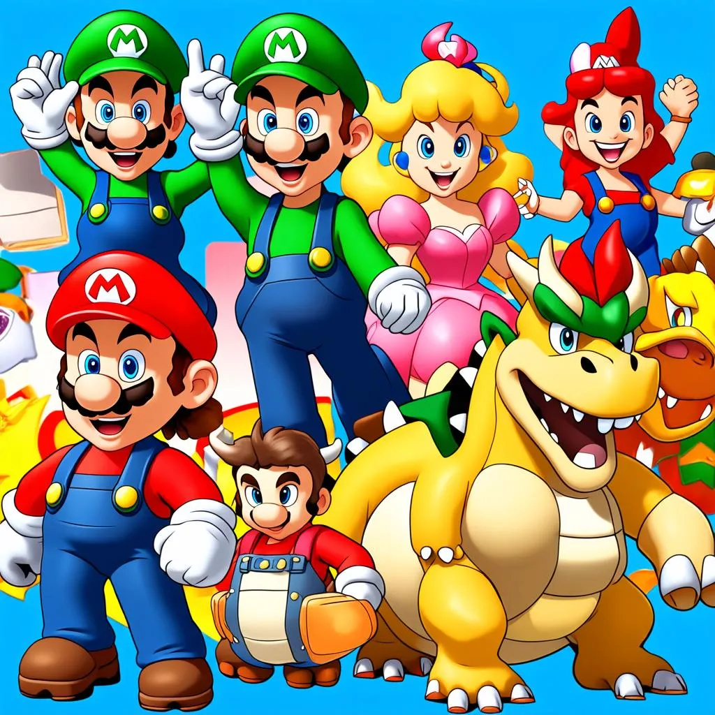 Super Mario Bros characters