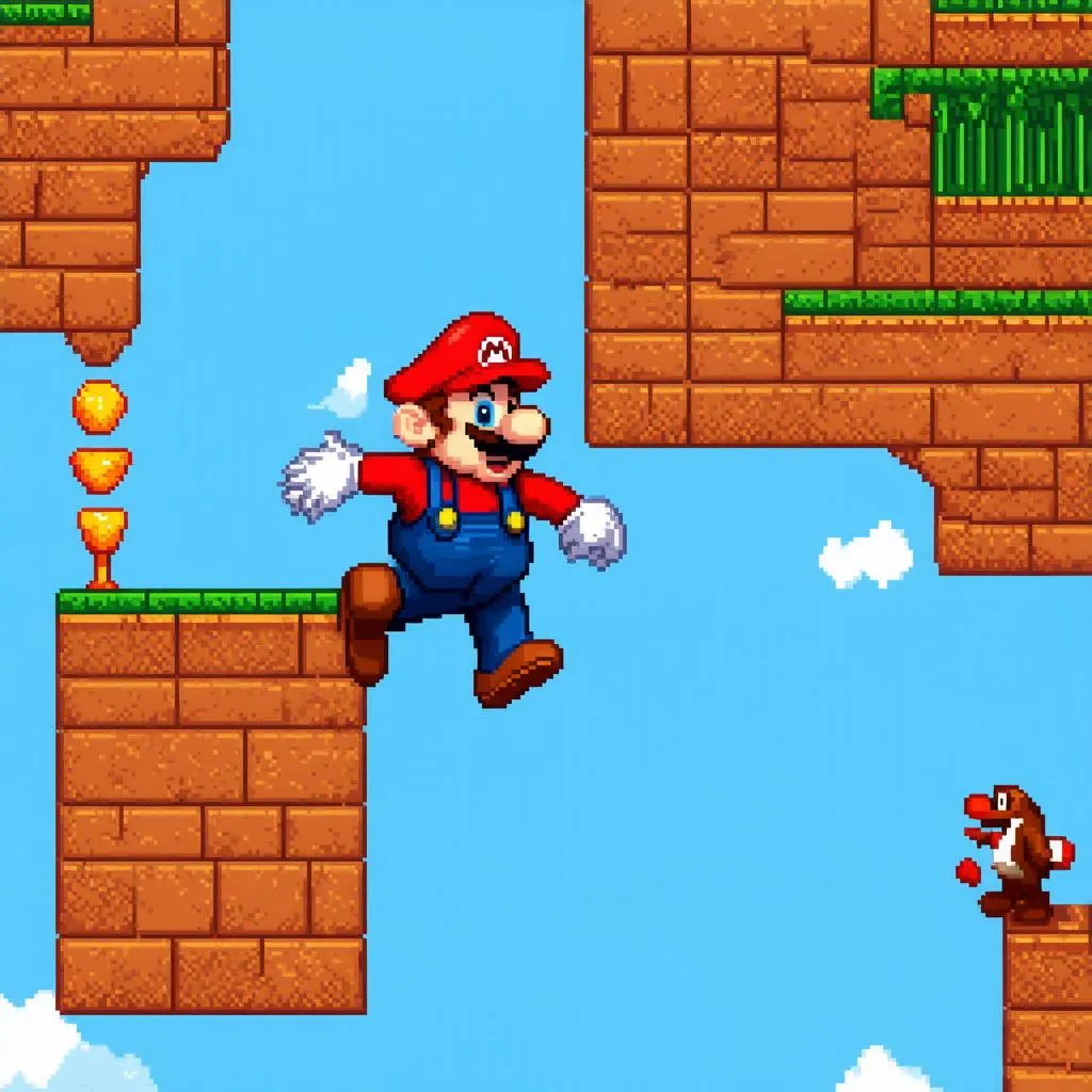 Mario vượt chướng ngại vật