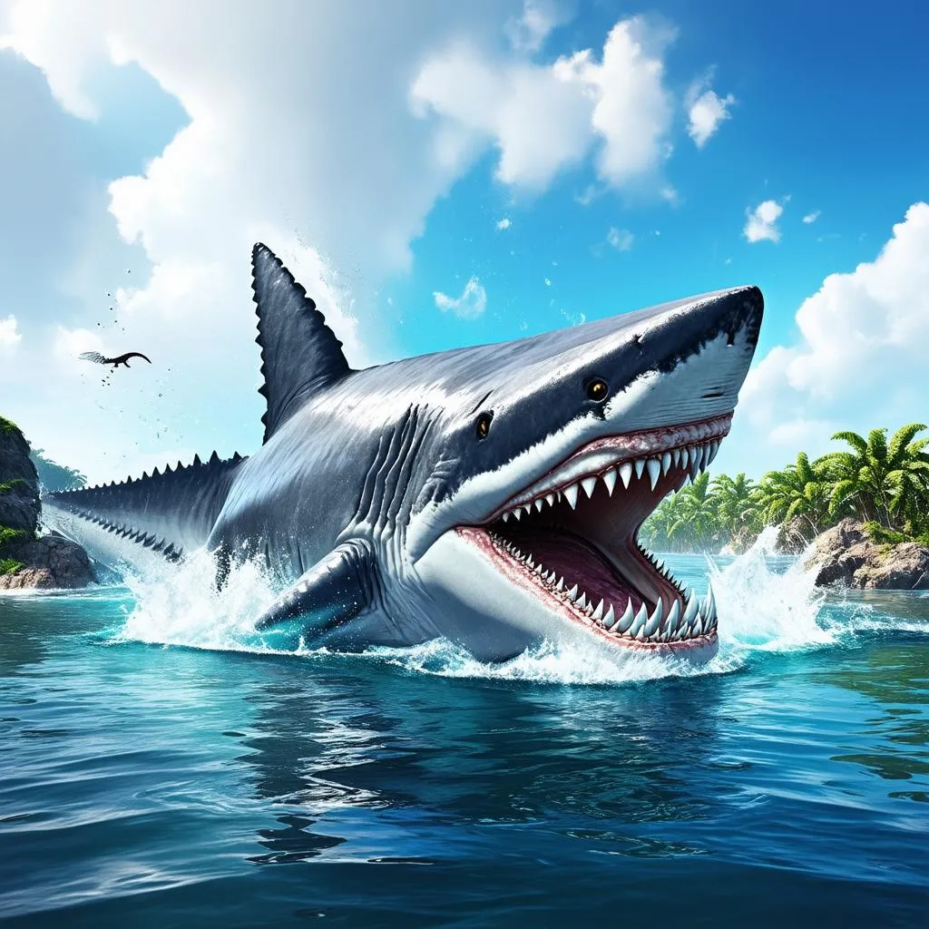 Trò chơi Megalodon Jurassic World