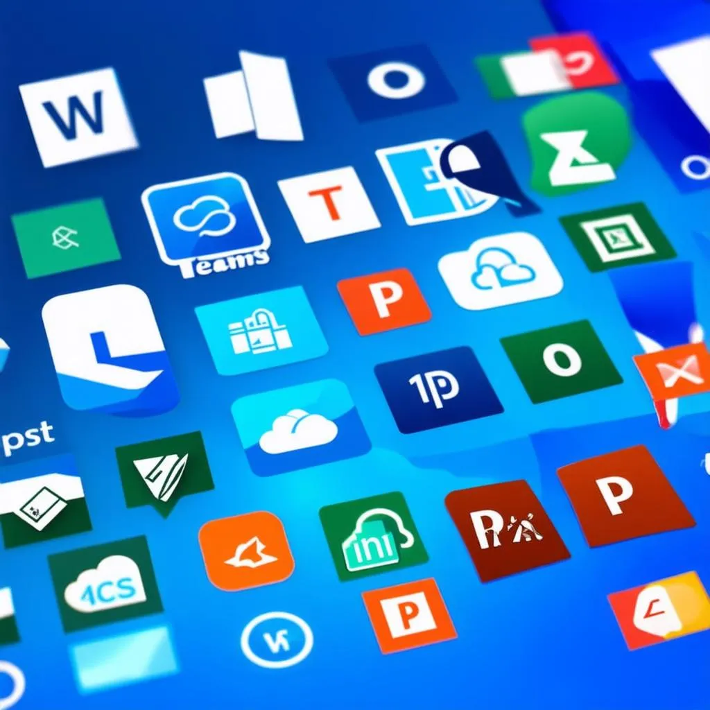 Microsoft Apps Icons