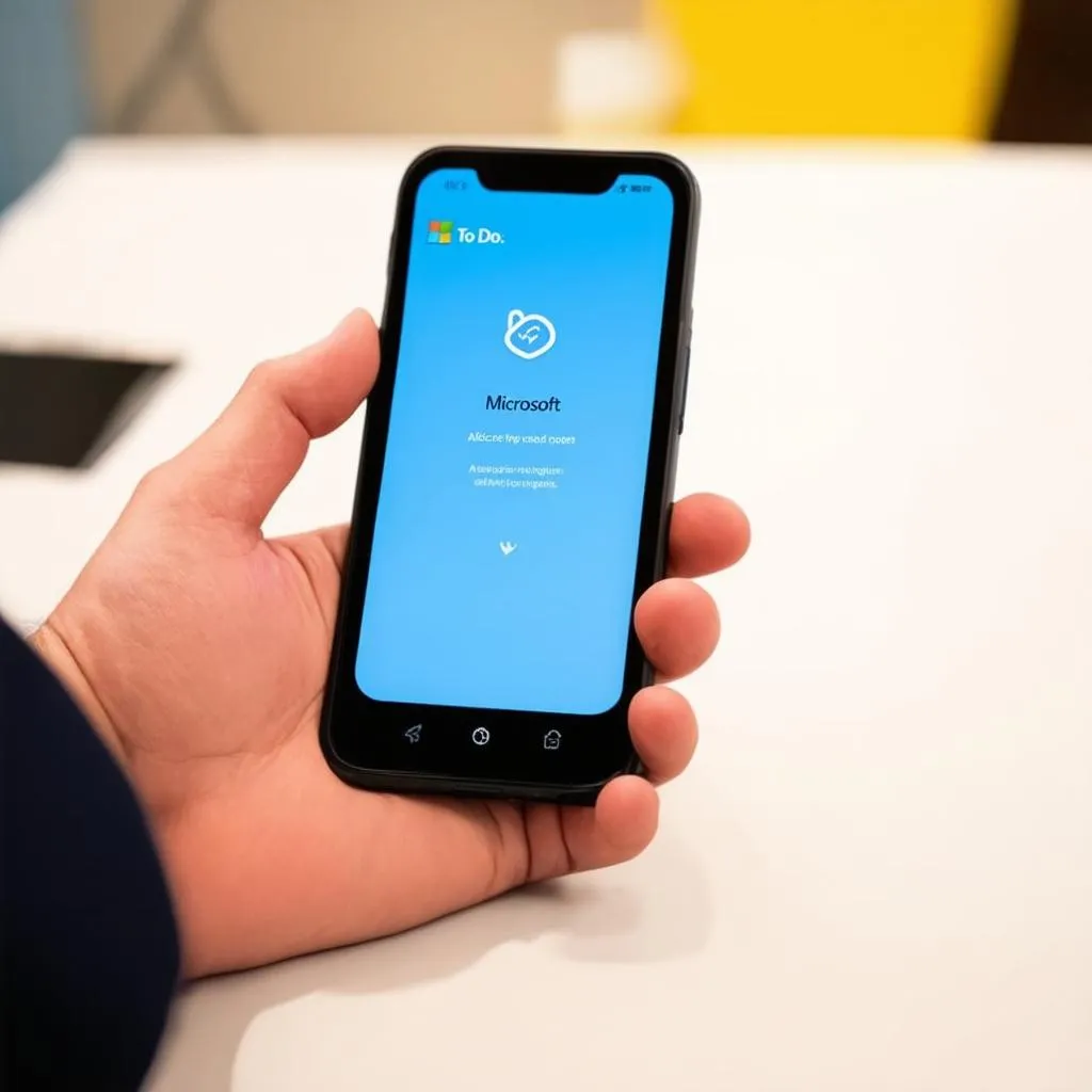 Microsoft To Do trên điện thoại