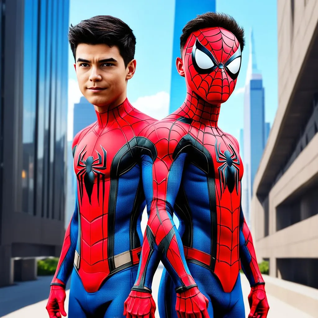 Miles Morales và Peter Parker