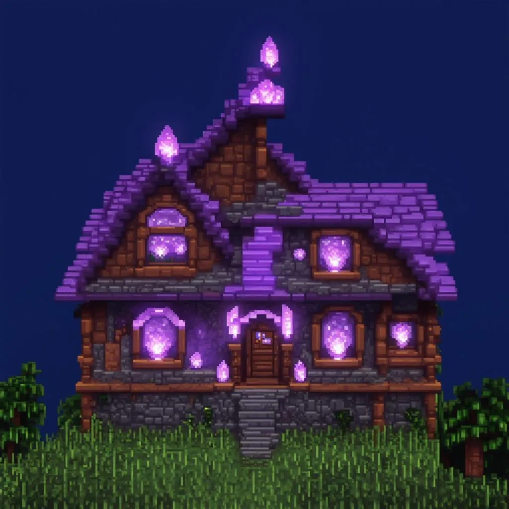 Minecraft Amethyst House