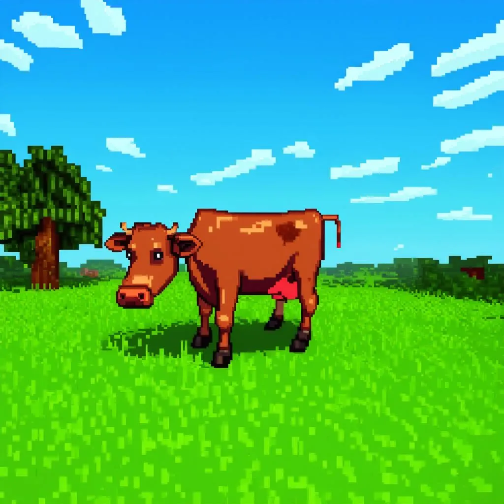 Minecraft Cow