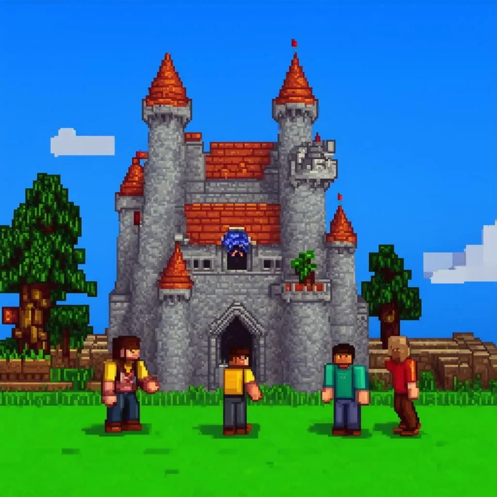 Minecraft Classic Xây Dựng