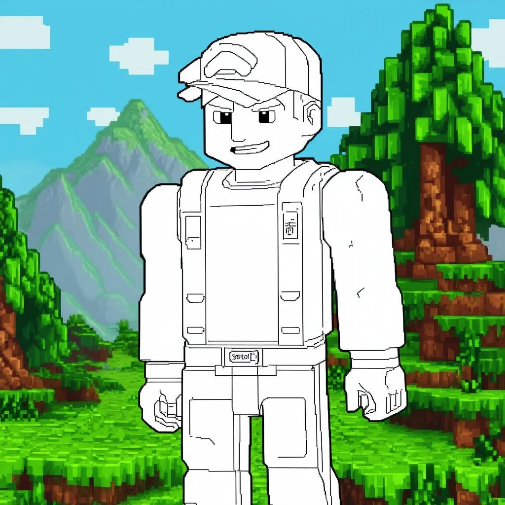 Minecraft Coloring Pages