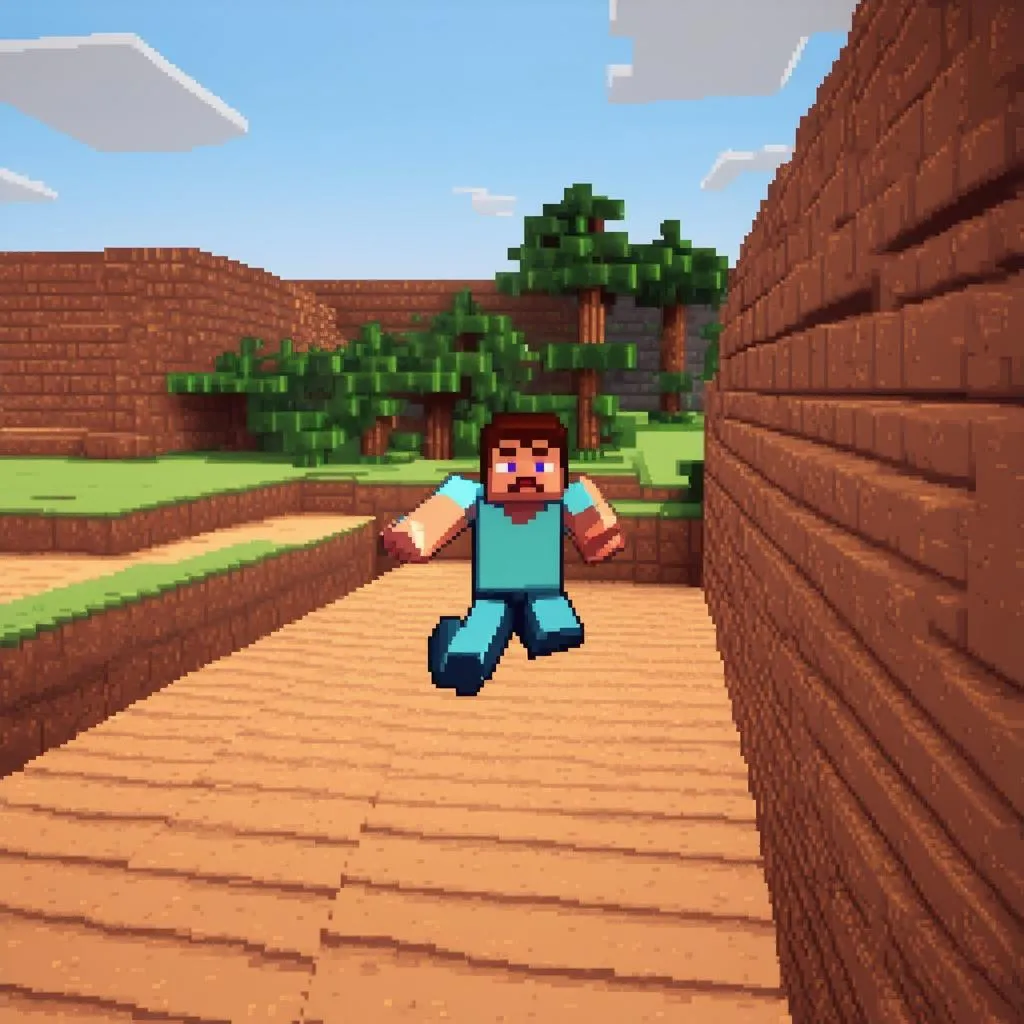 Minecraft Parkour Player