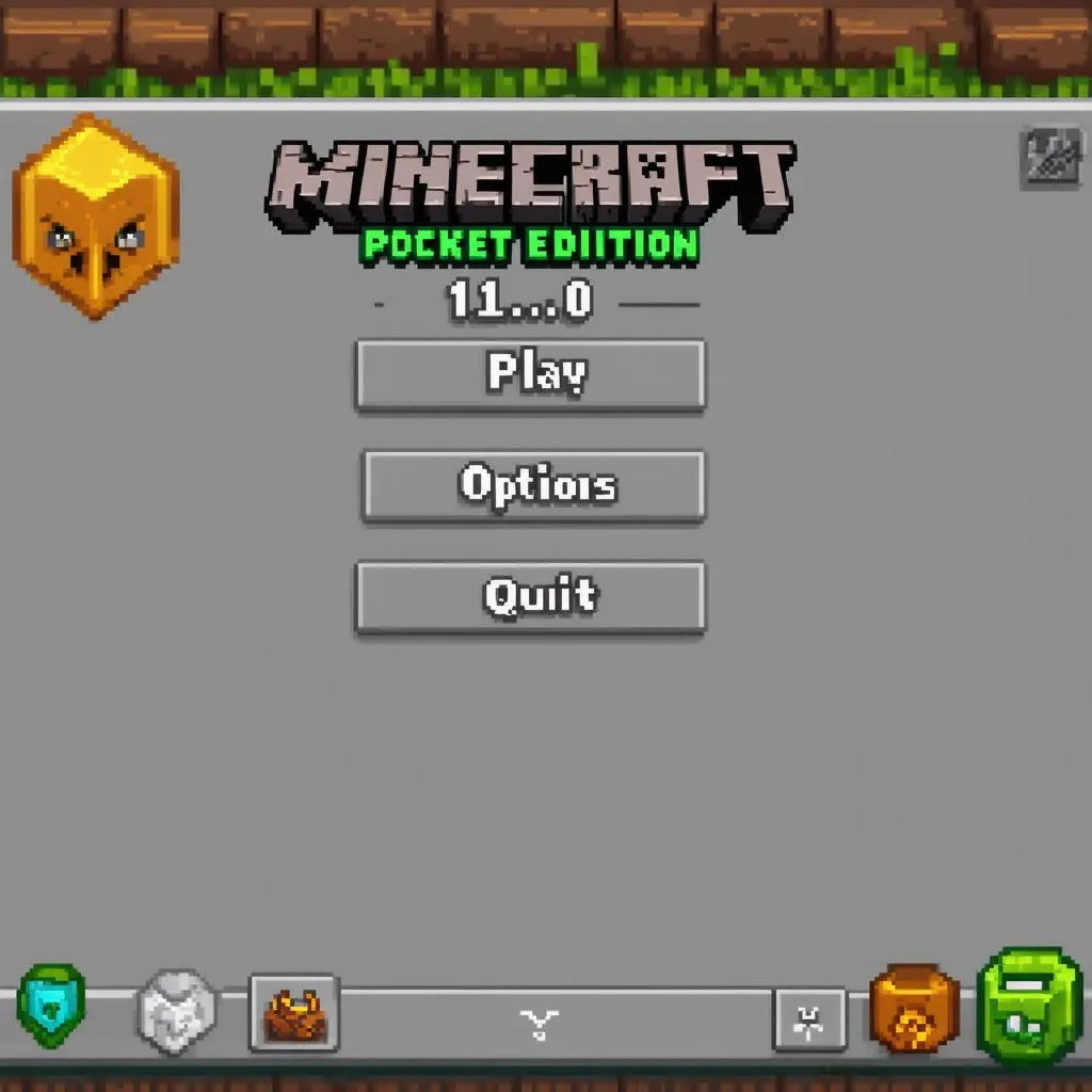 Giao diện Minecraft PE 0.14.0