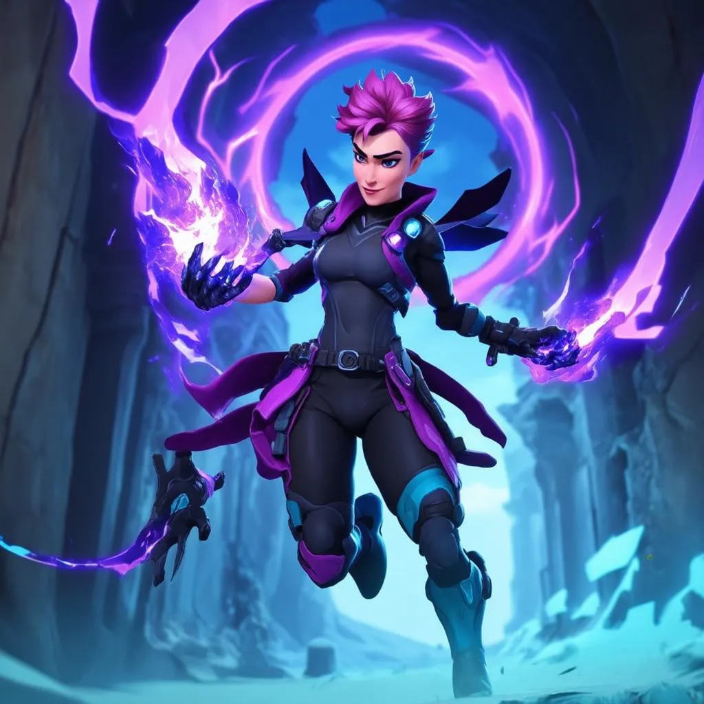 Moira Overwatch sử dụng kỹ năng