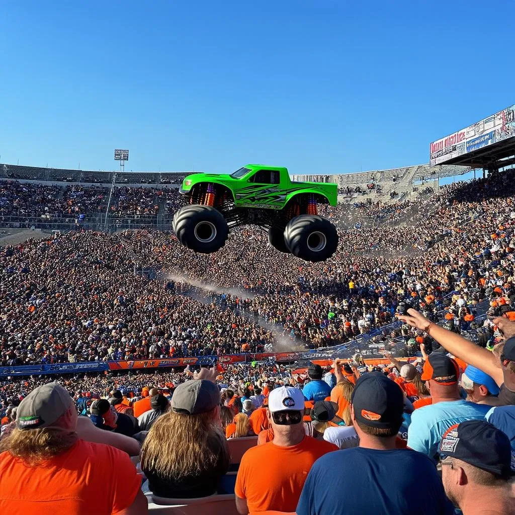 Khán giả cuồng nhiệt tại Monster Jam