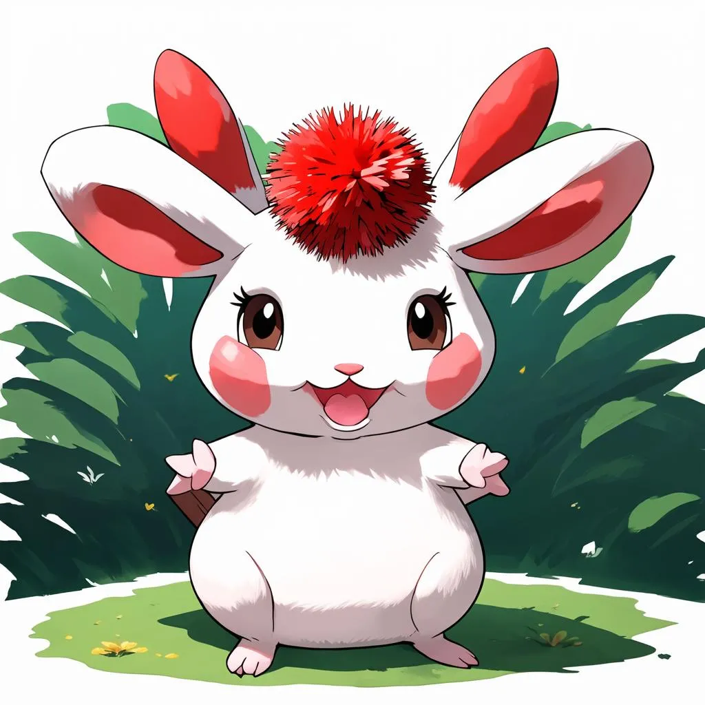 Moogle với quả cầu lông