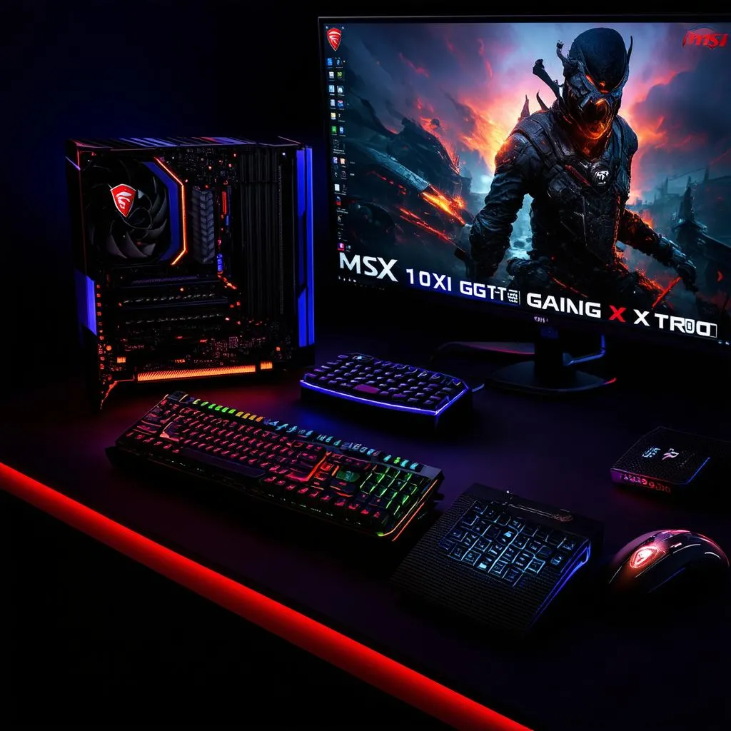 Cài đặt chơi game với MSI GTX 1080 Ti Gaming X Trio