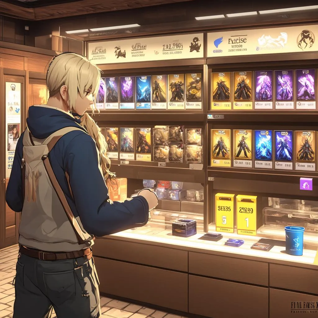 Mua hàng trên FFXIV Store