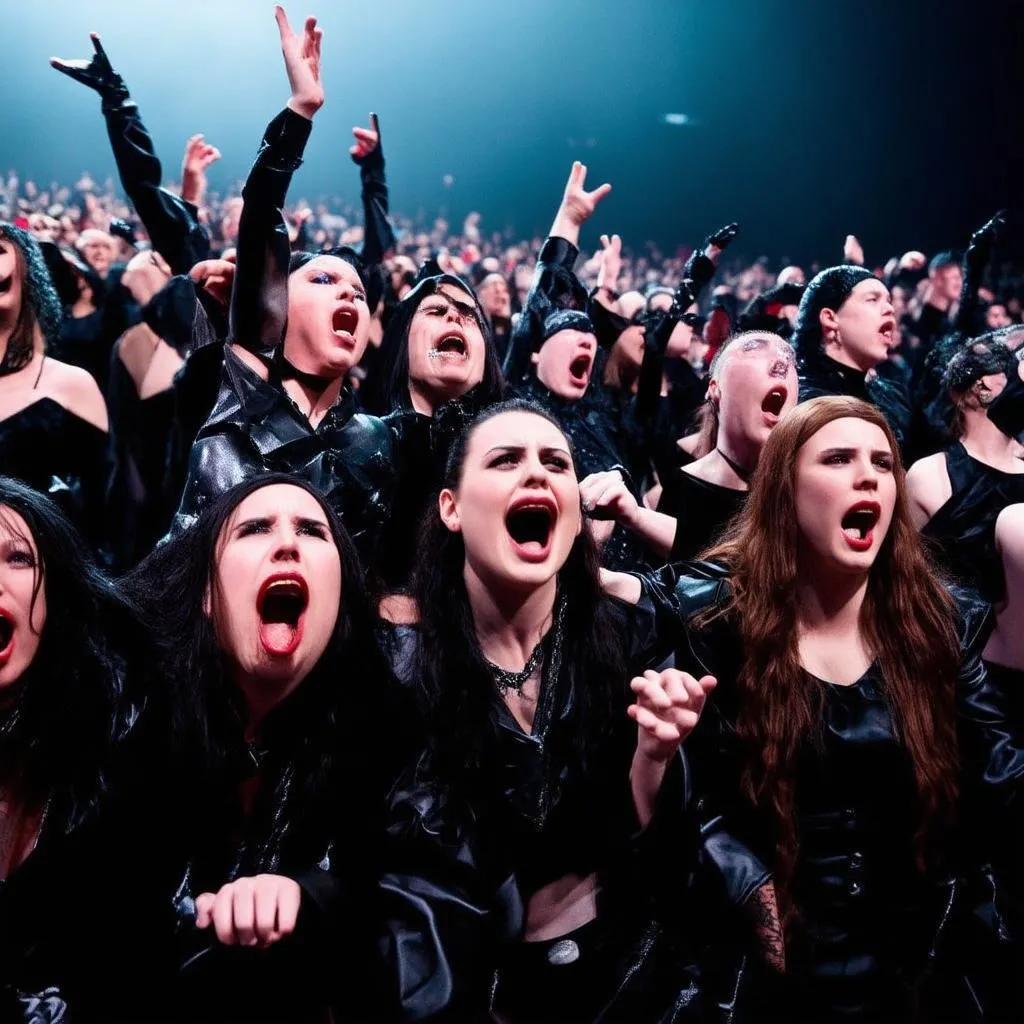 My Chemical Romance Fans at Concert