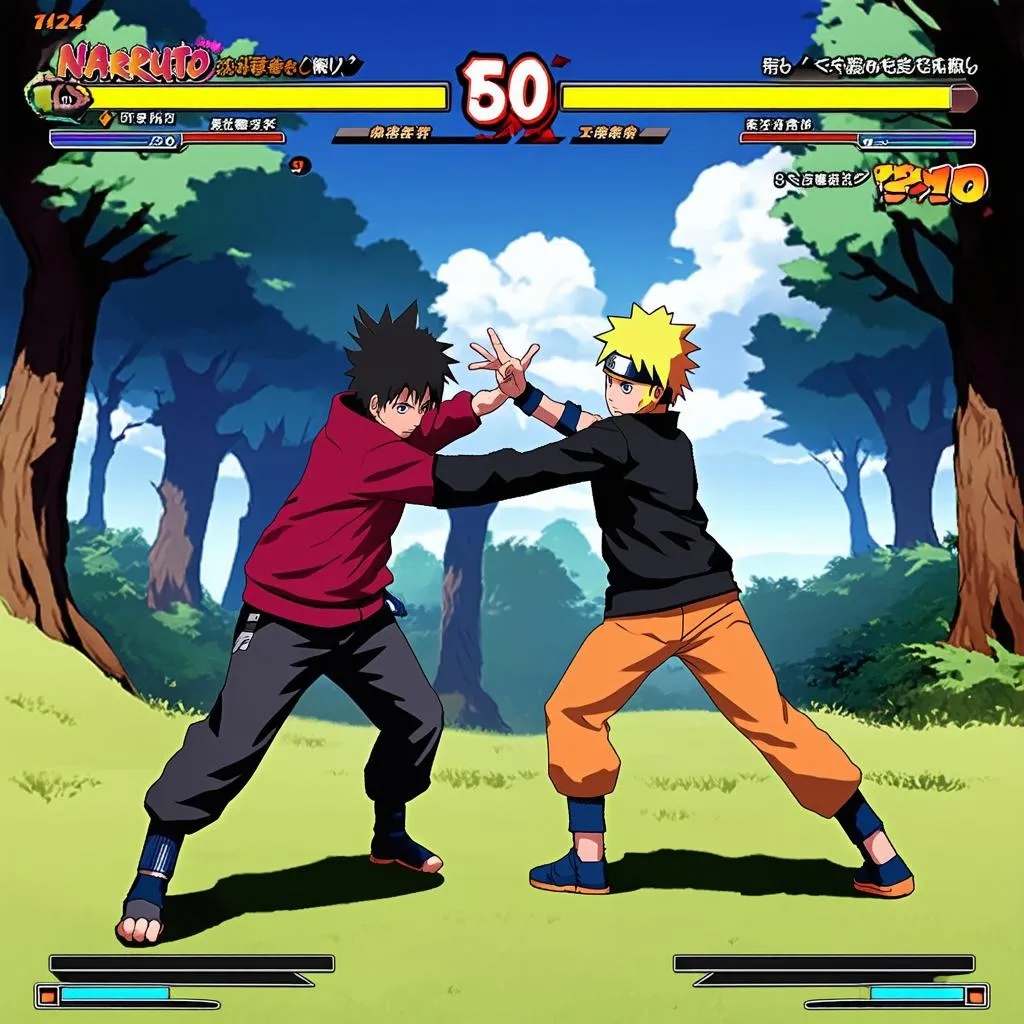 Naruto Impact PSP gameplay