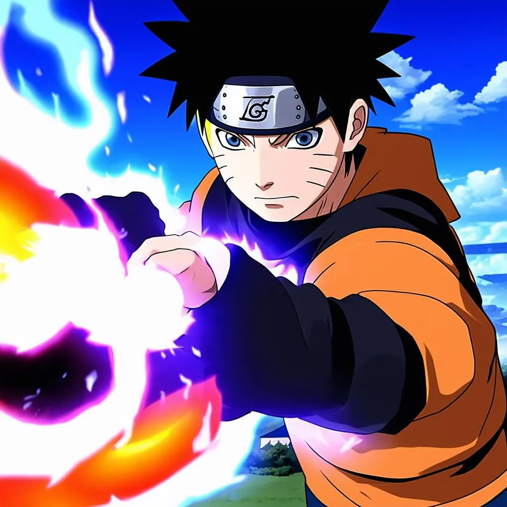 Naruto sử dụng Rasengan