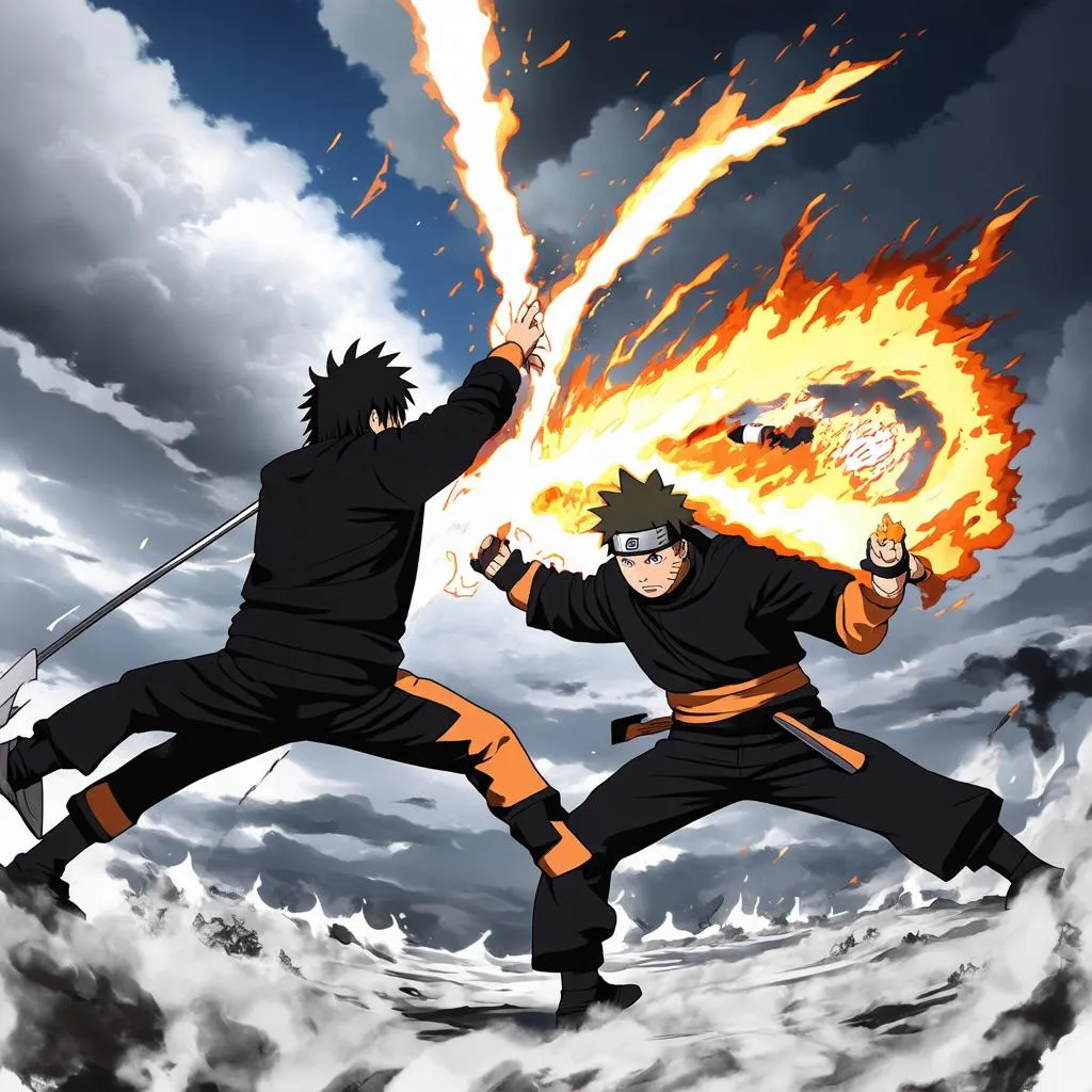 Naruto vs Sasuke