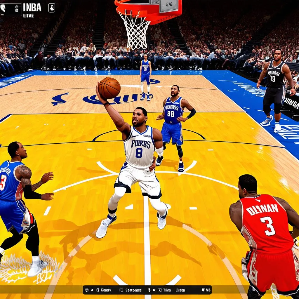 NBA Live Mobile Gameplay