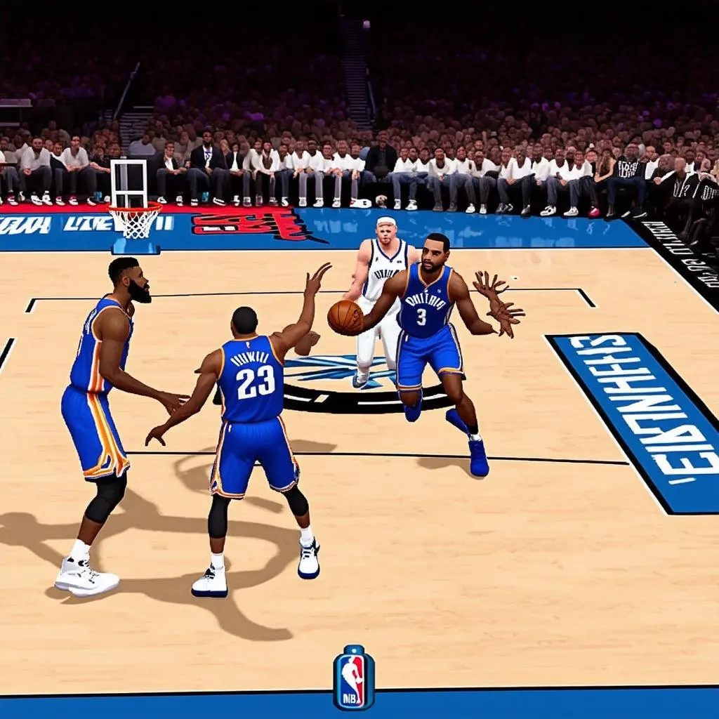 NBA Live Mobile gameplay