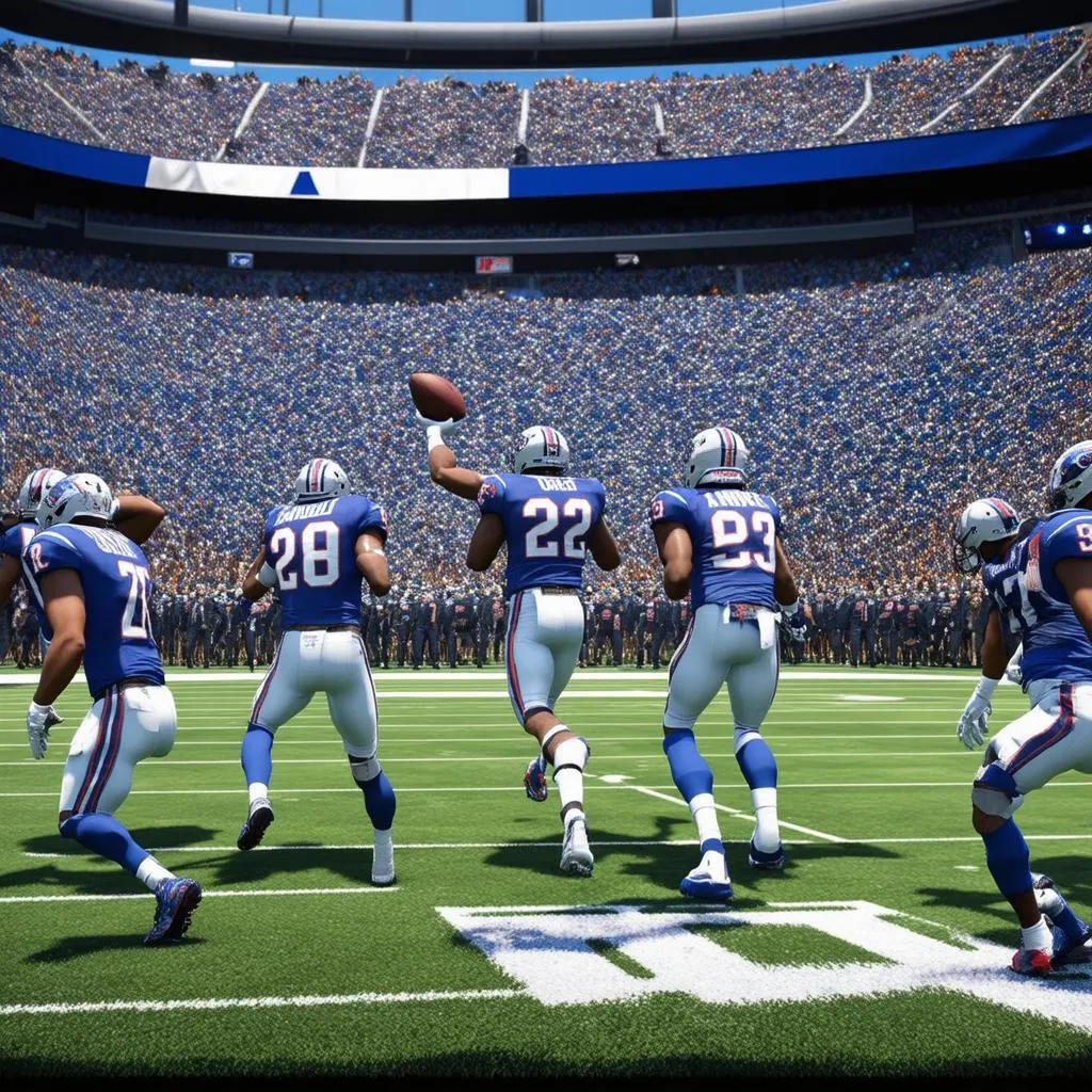 ncaa football 24 gameplay