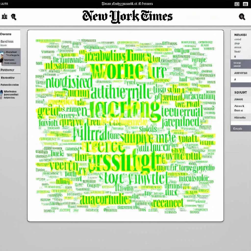 giao diện trò chơi newyork times wordle