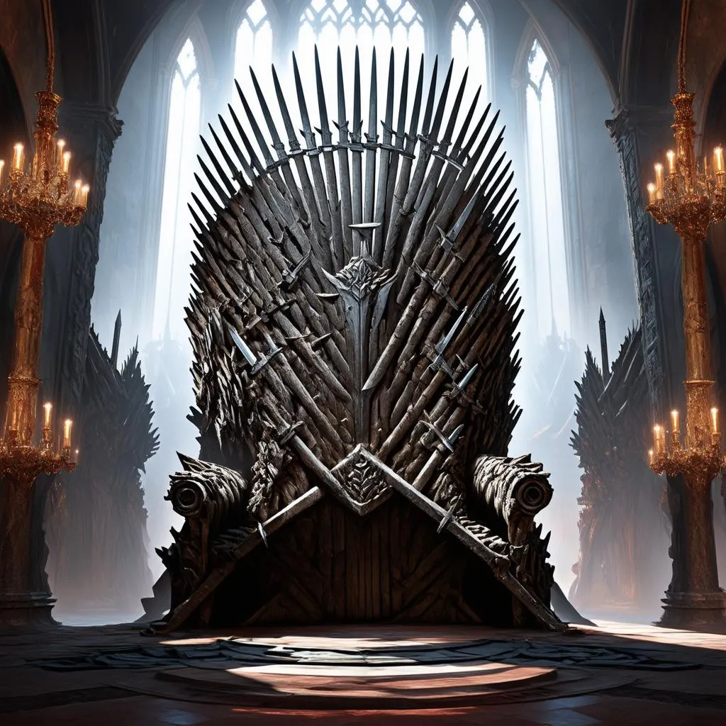 Iron Throne in Game of Thrones