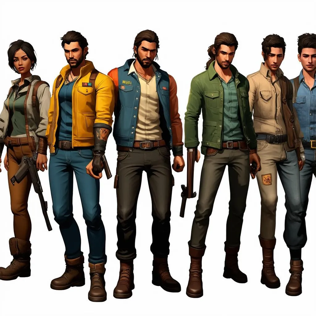 Free Fire characters